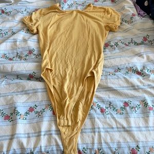 Yellow Forever 21 Onesie Shirt